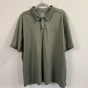 Men's Tommy Bahama Green short sleeve Polo Shirt size XXL